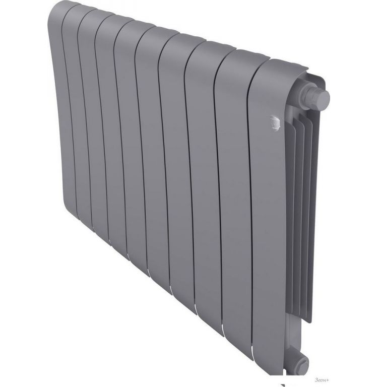 Биметаллический радиатор Royal Thermo Infinity 500 Silver Satin VR80 - 10 секций