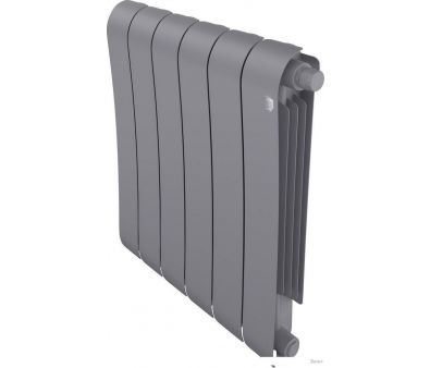 Биметаллический радиатор Royal Thermo Infinity 500 Silver Satin VR80 - 6 секций