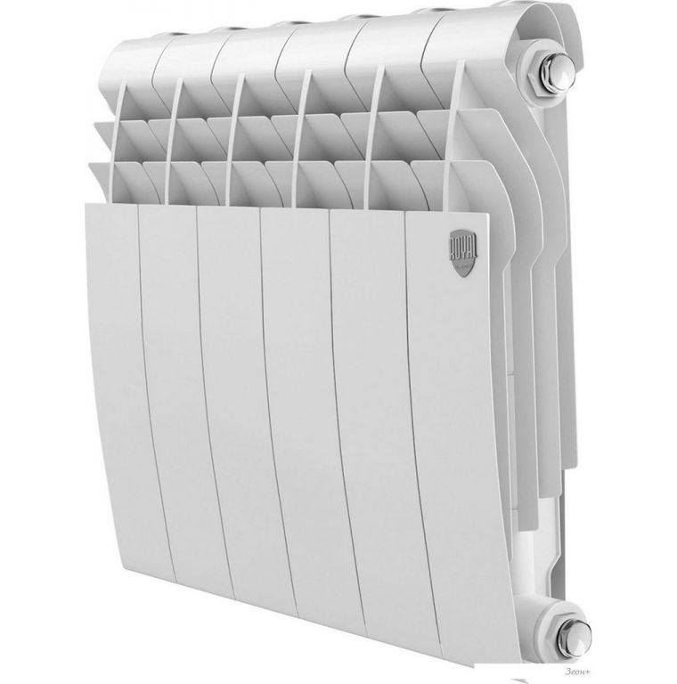 Биметаллический радиатор Royal Thermo Biliner B 350 Белый - 6 секций