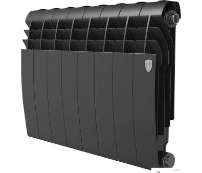 Биметаллический радиатор Royal Thermo Biliner B 350 Черный - 8 секций