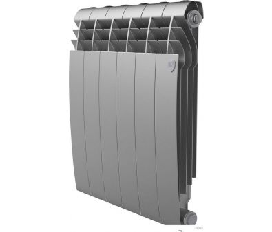 Биметаллический радиатор Royal Thermo Biliner B 500 Серебристый - 6 секций