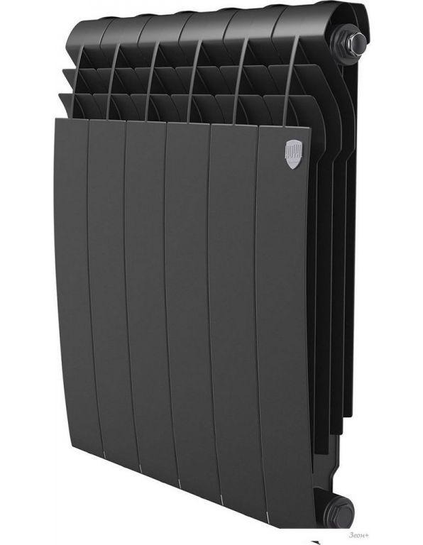 Биметаллический радиатор Royal Thermo Biliner B 500 Черный - 6 секций