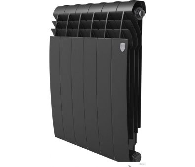Биметаллический радиатор Royal Thermo Biliner B 500 Черный - 6 секций