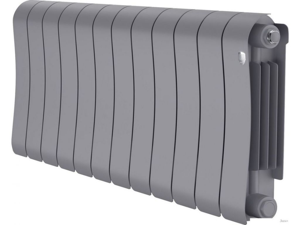 Биметаллический радиатор Royal Thermo Infinity 300 Silver Satin - 12 секций