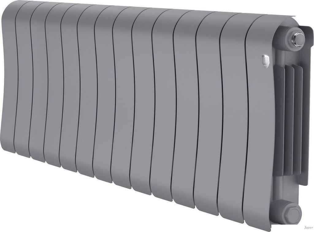 Биметаллический радиатор Royal Thermo Infinity 300 Silver Satin - 14 секций