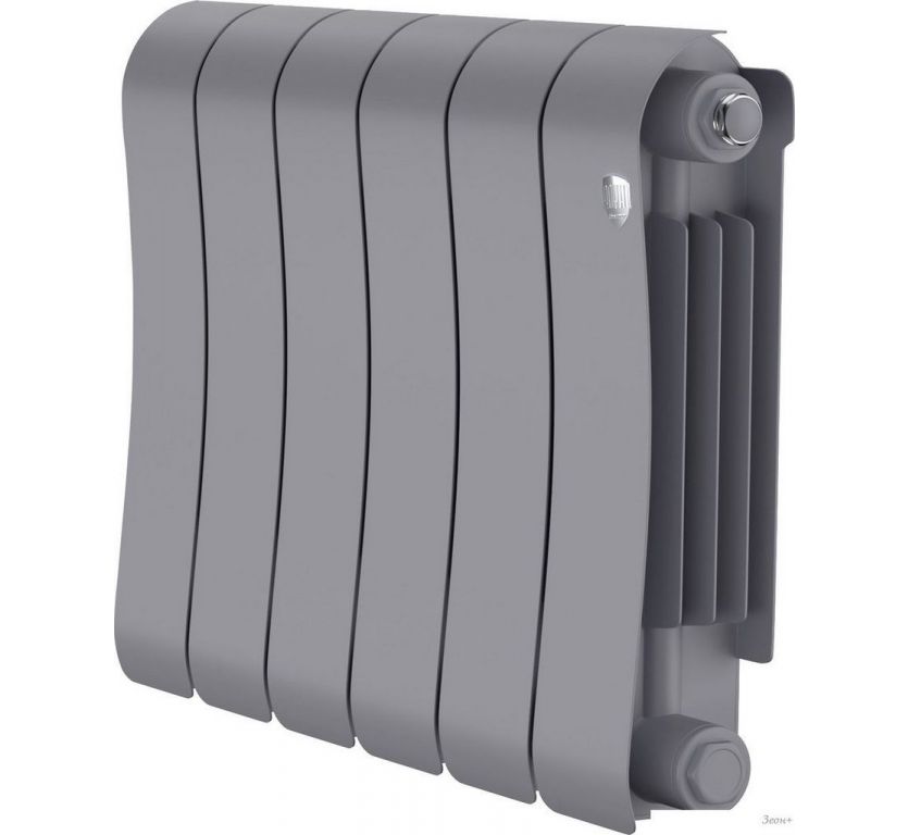 Биметаллический радиатор Royal Thermo Infinity 300 Silver Satin - 6 секций