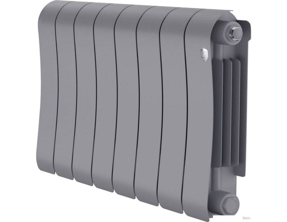 Биметаллический радиатор Royal Thermo Infinity 300 Silver Satin - 8 секций