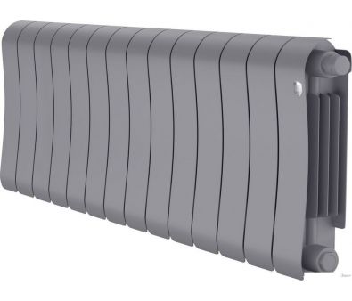 Биметаллический радиатор Royal Thermo Infinity 300 Silver Satin VR80 - 6 секций