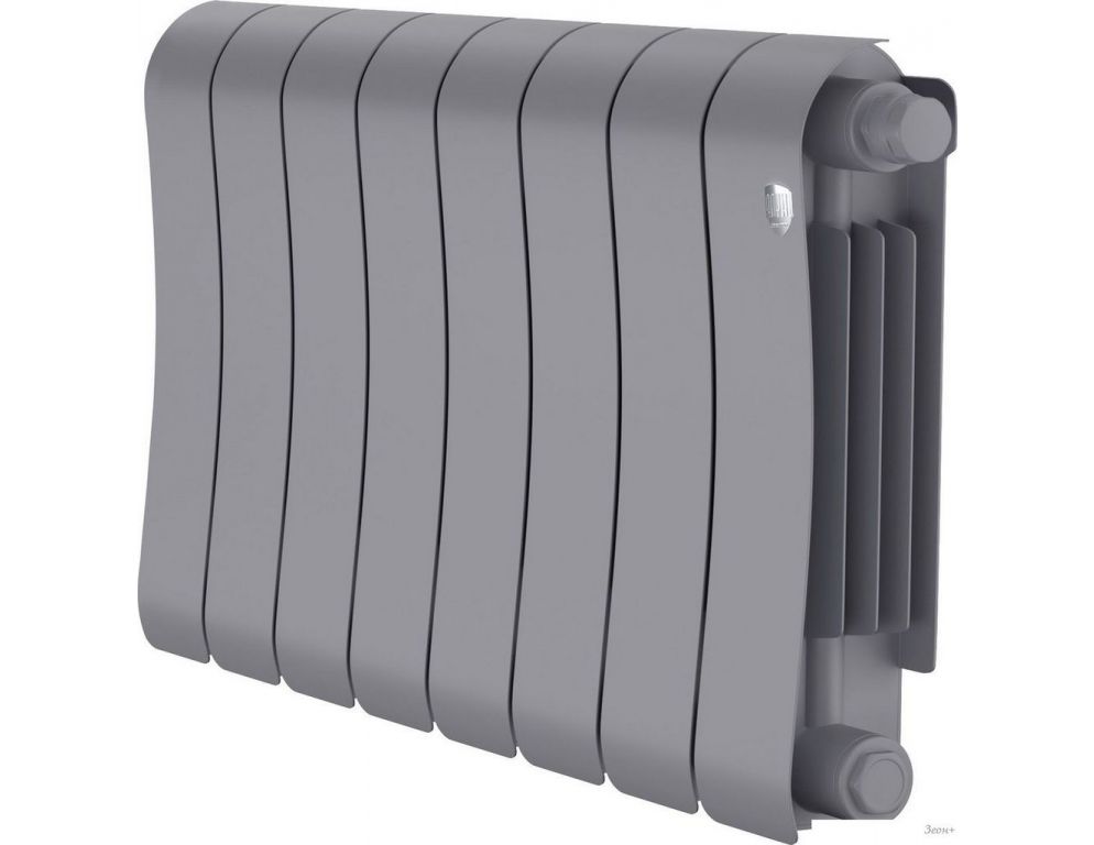 Биметаллический радиатор Royal Thermo Infinity 300 Silver Satin VR80 - 8 секций