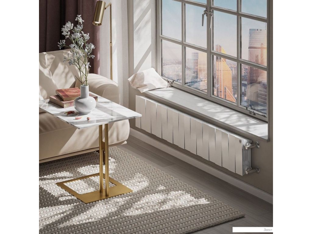 Биметаллический радиатор Royal Thermo PianoForte 200 Белый - 18 секций