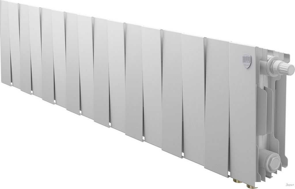 Биметаллический радиатор Royal Thermo PianoForte 200 Белый VR80 - 16 секций