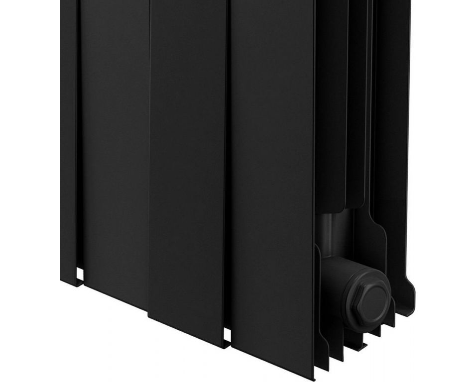 Биметаллический радиатор Royal Thermo PianoForte 200 Черный - 20 секций
