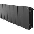 Биметаллический радиатор Royal Thermo PianoForte 300 Черный VR80 - 14 секций