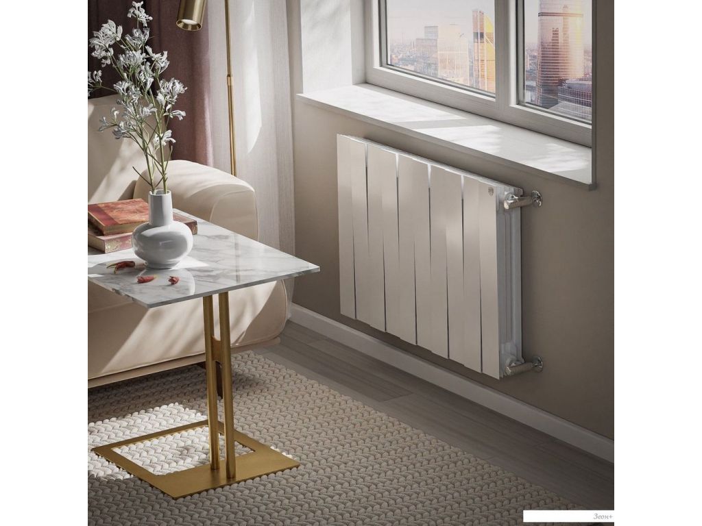 Биметаллический радиатор Royal Thermo PianoForte 500 Белый - 10 секций