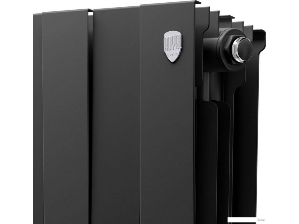 Биметаллический радиатор Royal Thermo PianoForte 500 Черный - 10 секций