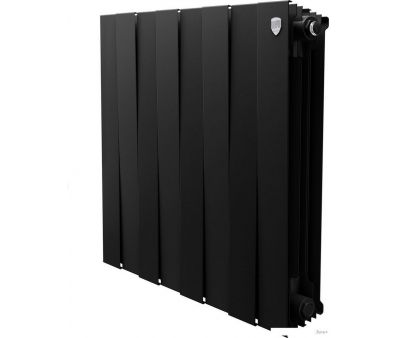 Биметаллический радиатор Royal Thermo PianoForte 500 Черный - 8 секций