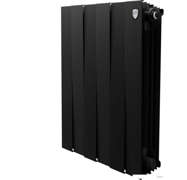 Биметаллический радиатор Royal Thermo PianoForte 500 Черный - 6 секций