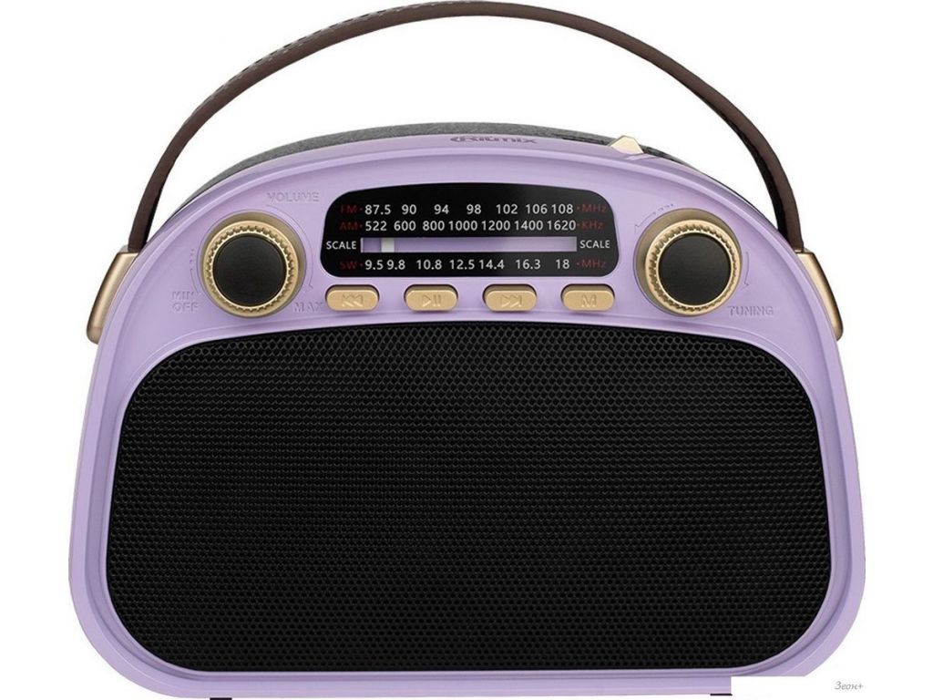 Радиоприемник Ritmix RPR-040 (лавандовый)