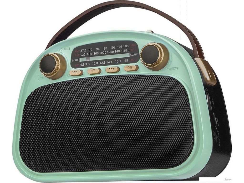 Радиоприемник Ritmix RPR-040 (мятный)
