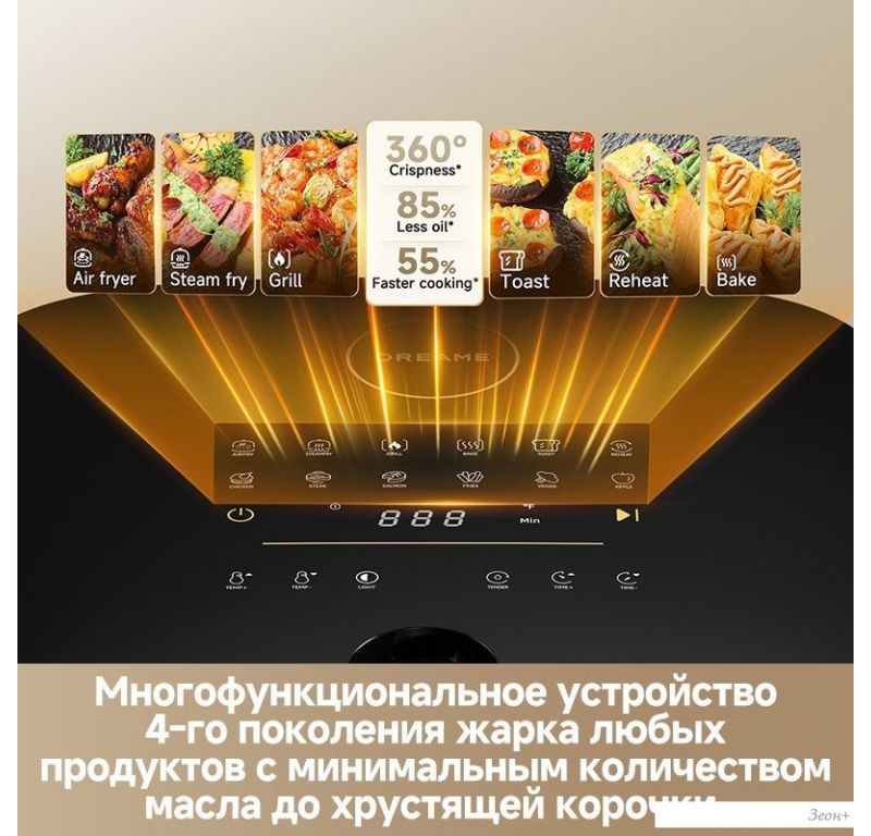 Аэрогриль (аэрофритюрница) Dreame Air Fryer AF30 Black