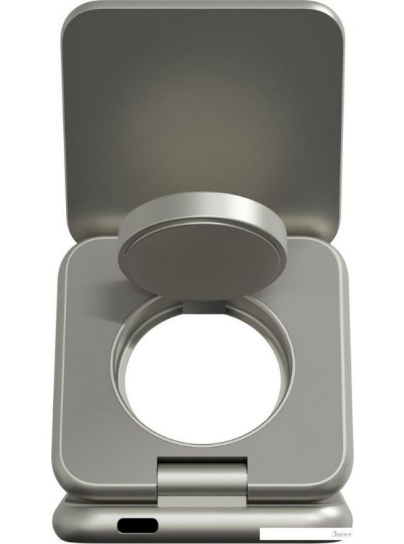 Беспроводное зарядное Magssory Fold Pro 3 в 1 WCH063 (титановый)