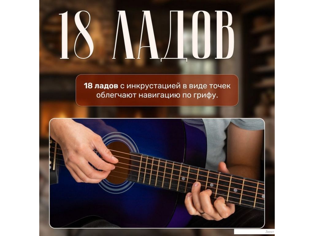 Акустическая гитара ROKSO FT-R38B-BLS