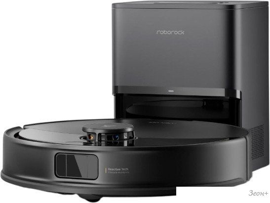 Робот-пылесос Roborock Q8 Max Pro+ Q8MPP52-02 (с русской озвучкой, черный)