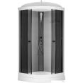 Душевая кабина Saniteco SNT-92 90х90 (серый/тонированное стекло)