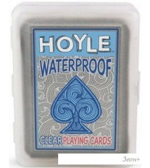   U.S. Games Systems Hoyle Waterroof Plastic With Blue Spade Deck 1036729