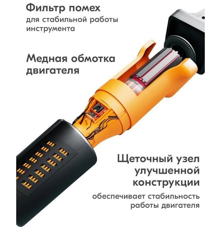 Угловая шлифмашина Eurolux УШМ-125/1500E-EU 900/72/12/30