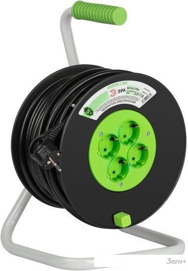Удлинитель на катушке ЭРА GREEN LINE KAT-3x1.5-50m Б0065107