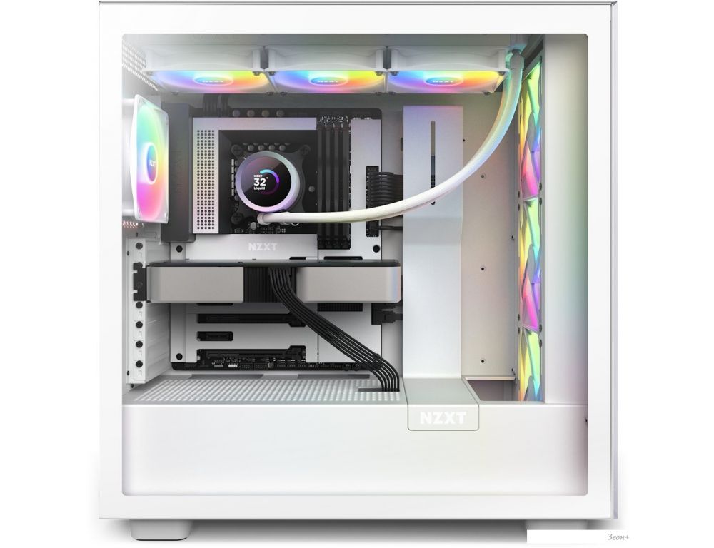 Жидкостное охлаждение для процессора NZXT Kraken 360 RGB RL-KR360-W1
