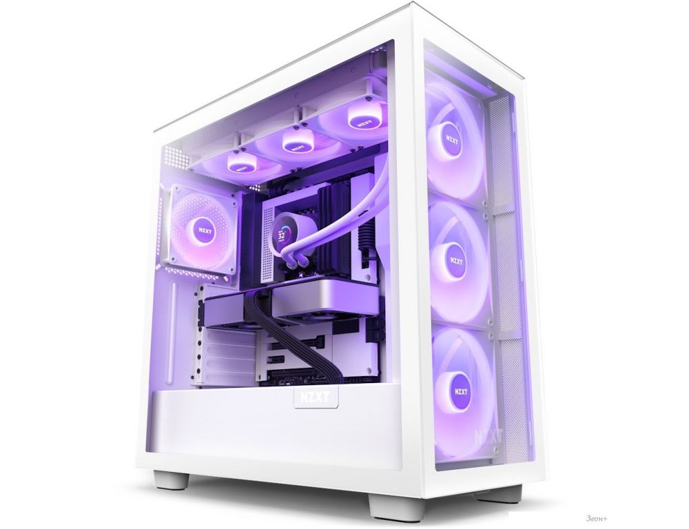 Жидкостное охлаждение для процессора NZXT Kraken 360 RGB RL-KR360-W1