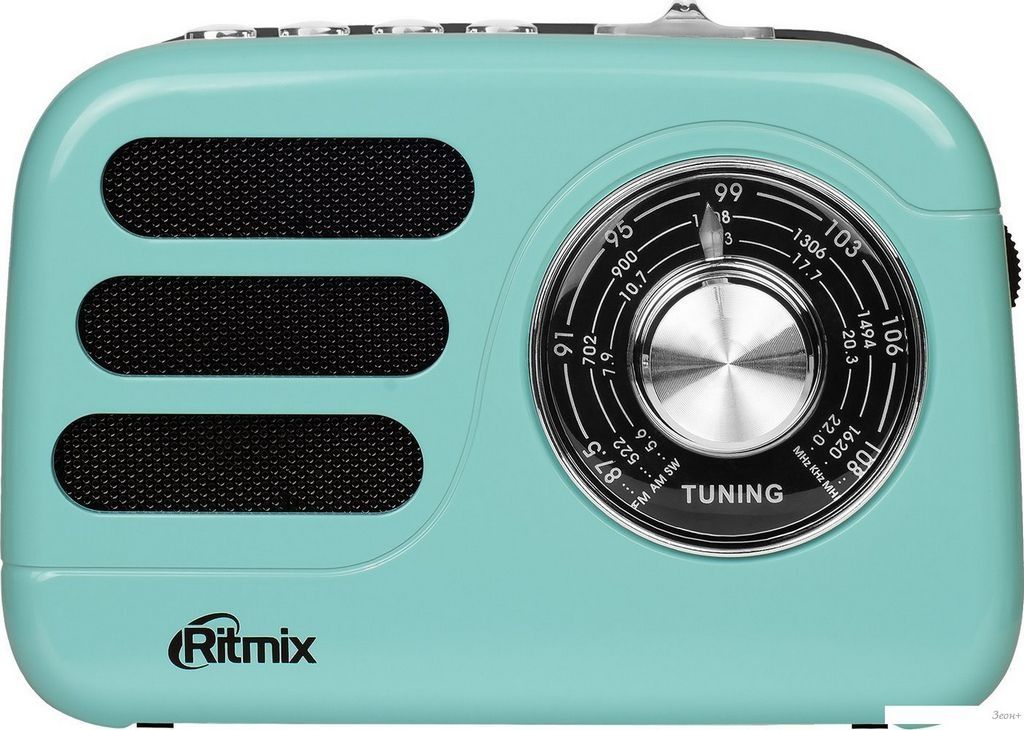 Радиоприемник Ritmix RPR-033 (лазурный)