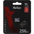 Карта памяти Netac microSDXC P500 Ultra 256GB