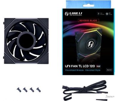    Lian Li Uni Fan TL LCD 120 Reverse G99.12RTLLCD1W.00