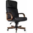 Офисное кресло Бюрократ T-9933Walnut (черный, экокожа)