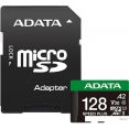 Карта памяти ADATA SPEED PLUS microSDXC 128GB UD128GUI3V30A2SP-RA1 (с адаптером)