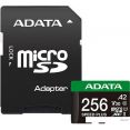 Карта памяти ADATA SPEED PLUS microSDXC 256GB UD256GUI3V30A2SP-RA1 (с адаптером)