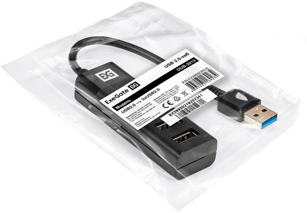 USB-хаб ExeGate DUB-3213 EX296923RUS