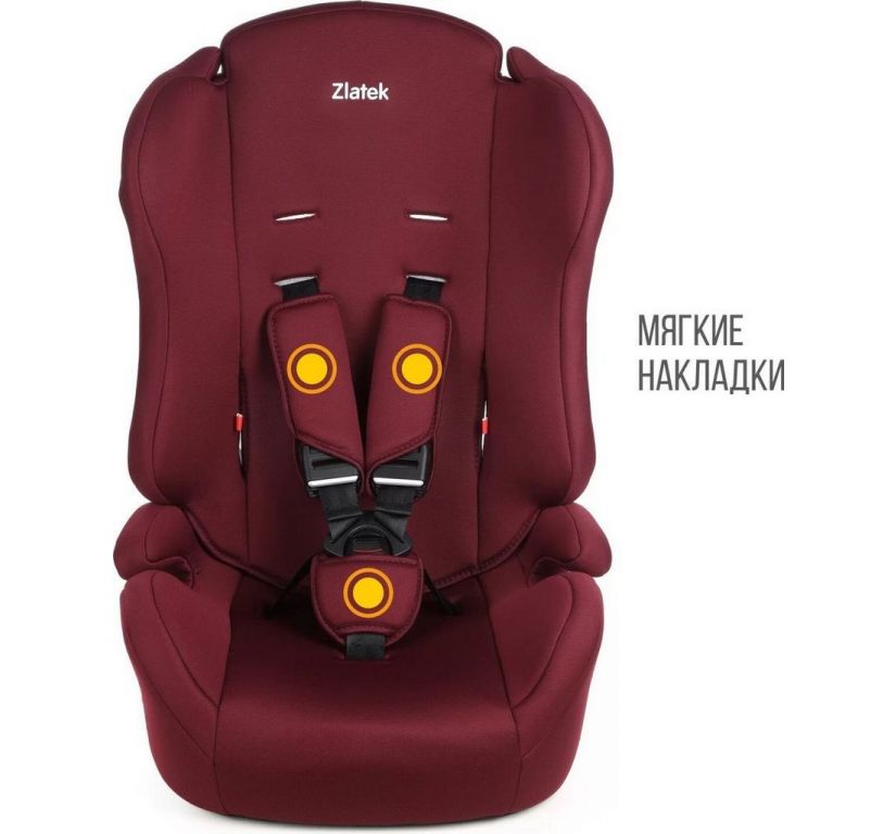 Детское автокресло Zlatek Basic ZL513 KRES4137 (бордо)