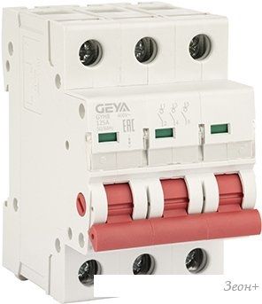 Выключатель нагрузки GEYA 3P 125А 12кА GYH83P125