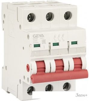 Выключатель нагрузки GEYA 3P 125А 12кА GYH83P125