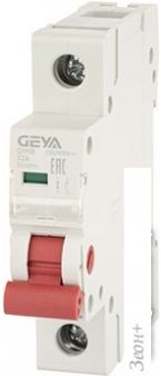 Выключатель нагрузки GEYA 1P 32А 12кА GYH81P32