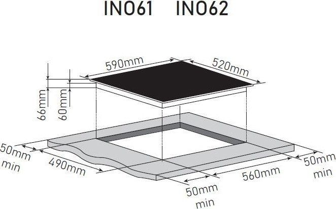 Варочная панель ZorG INO62 white