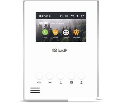 Видеодомофон BAS-IP AU-04LA (белый)