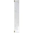 Душевая стенка RGW Z-071Gb 352207103-16 (золото браш/прозрачное стекло)