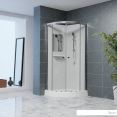 Душевая кабина RGW AN-208 381320888-12 80x80 (хром-матовый/прозрачное стекло)