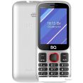 Мобильный телефон BQ-Mobile BQ-2820 Step XL+ (белый/красный)