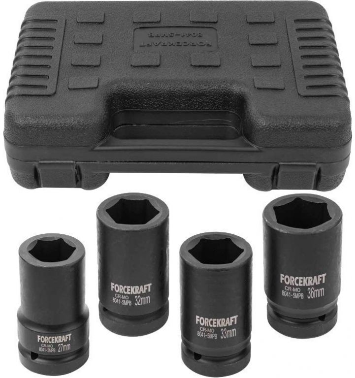Набор головок слесарных ForceKraft FK-8041-5MPB (58393)